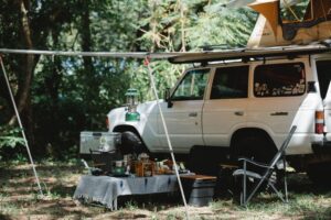 Tent camping