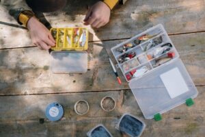 Most lures are suited for clear and bright water conditions.